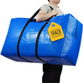 Extra Large Storage Bags, 194 Gallon XXL Jumbo Large Moving Bags Heavy Duty - color: Blue - 1 PACK, size: 68" X 30" X 22"