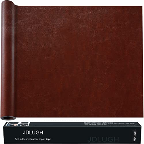 JDLUGH Leather Repair Patch Tape kit, 15x60 Inch, Dark Brown 3.0 - color: Dark Brown 3.0, size: 15x60 Inch