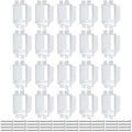 GIB 20 PCS BE1-2 1-Gang Electrical Outlet Box Extenders with 40 PCS Screws - color: White -20