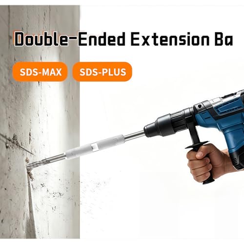 SDS Max Adapter to SDS Max Extension Shaft, 17.5" - size: 17.5"