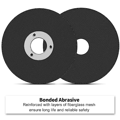 2" Cut Off Wheel for Die Grinder Drill, 1/4" Metal Cutting Disc - color: Cutting Wheel + Mandrel, size: 2 Inch x 5+1