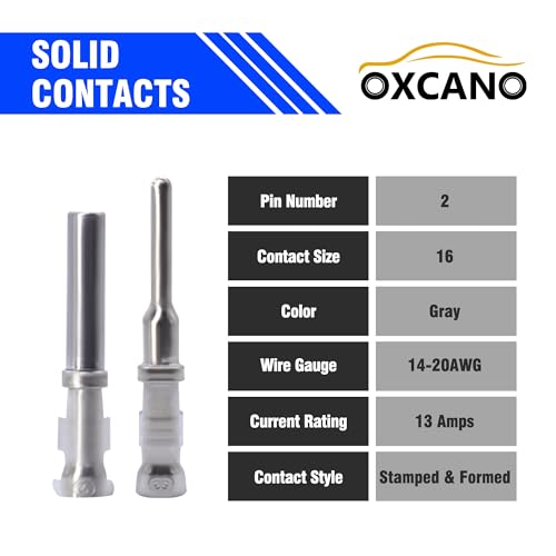 12 Sets Deutsch Connector Kit, 2 Pin Way Deutsch DT Connector - style: 12 Sets 2 Pin