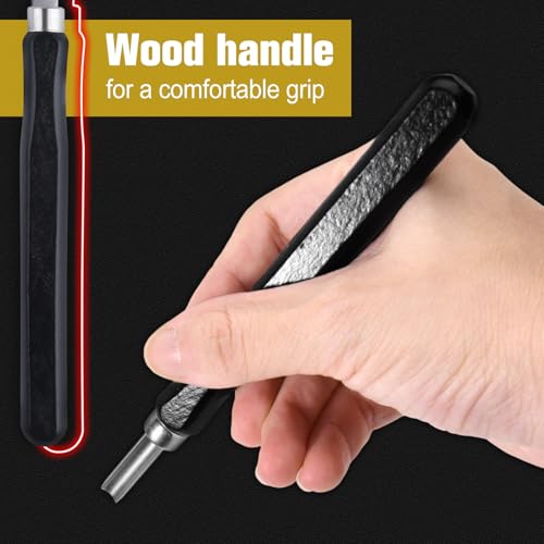 12 Pcs Wood Carving Tools Set SK2 Steel Small Wood Chisel, Multipurpose Hand Carving Knife Tool Kit with Storage Box, Sculpting Knife Kit for DIY Sculpture Carpenter Experts and Beginners