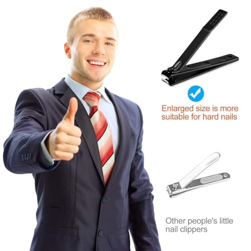 Aceoce Manicure Set Professional Nail Clippers Set Manicure Pedicure Kit - color: Black and Red