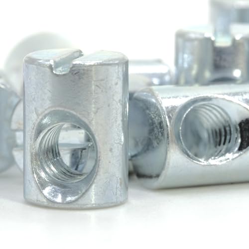 ReplacementScrews Cross Dowel Barrel Nuts Compatible with IKEA Part 100514 (SUNDVIK, MYDAL, HASSELVIKA) (Pack of 8)