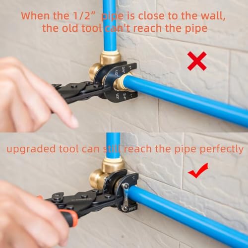Push to Connect Pex Removal Tool for 1/2", 3/4", 1" Push Fitting