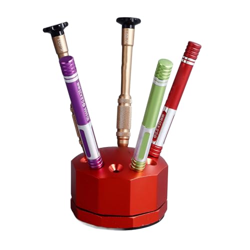Rotatable Screwdriver Storage Rack, Organizer Holder for Repair Work,Gift, Non Slip, Space Saving Design
