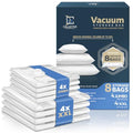 8 Pack XXL & Jumbo Space Saver Vacuum Storage Bags - size: 8 Variety - 4Jumbo + 4XXL