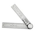Digital Angle Finder, 7inch 200mm Stainless Steel Precision Measurements, Miter Saw Protractor Angle Calculation and Portable Design(DA-01)