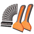 NEWISHTOOL 4-inch Plastic Razor Blade Scraper Label Remover Glass Cleaning