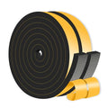 Weather Stripping,High Density CR,Strong Adhesive,1 in x 1/2 in x 26Ft - color: Black, size: 1 in x 1/2 in x 26 ft
