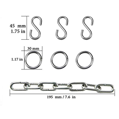 LadyRosian 23PCS Dent Repair Rods Tools Paintless Dent Repair Stainless Steel Kits with S-Hook for Car Auto Dents Hail Damage Removal Set - color: Rod B