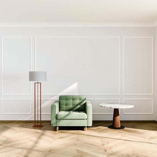 Pangda 3set Peel and Stick Wall Molding Kit 3D Premade, 35x68in+99x68in - size: 35x68in+99x68in