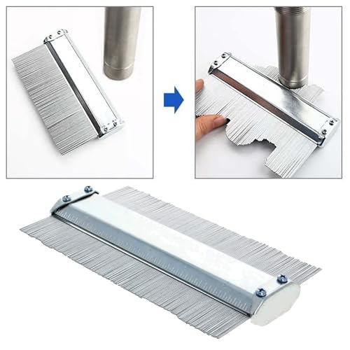 Metal Contour Duplicator Gauge, 6 inch, Shape Copy Tool - size: 150mm Metal Contour Gauge