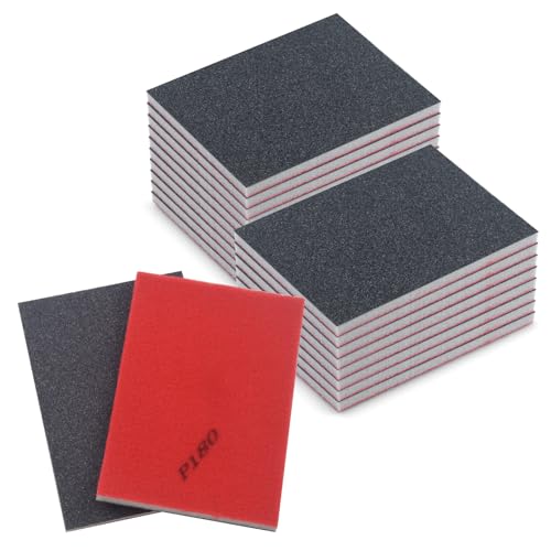 180 Grit Sanding Sponge, Wet Dry Sanding Block, 20 Pcs - size: 180 Grit