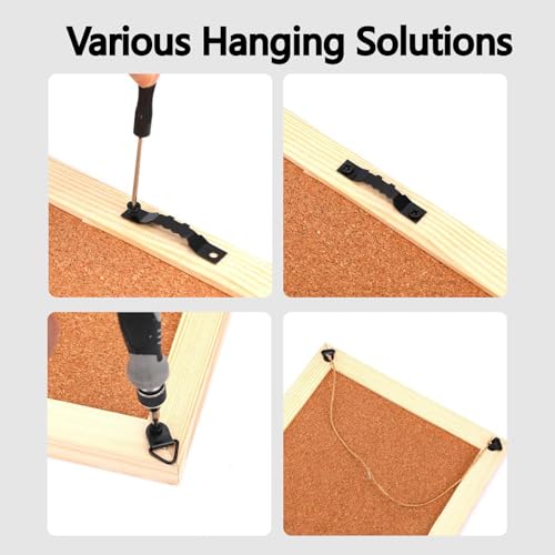 251Pcs Picture Hanging Kit Black & Gold Heavy Duty Picture Hangers Hardware - color: black&gold