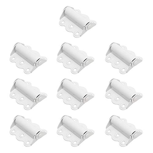 Litepak Screen Door Hinge Professional Grade Hardware Self-Closing Easy Install (10 Pack, White) - color: White, size: 10 Pack