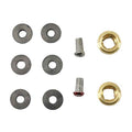 Repair Kit for 4" or 8" Faucets, Rubbers, Screw and Copper Seat, HOT & Cold (Combo-Kit) - style: Combo-Kit