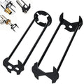 Multifunctional Sink Wrench Faucet Tool 2Pcs - 2026 New 7 in 1 Basin Wrench Faucet Wrench with Four-jaw Hex, Installation Removal Faucet Tool for Tight Spaces Under Sink Bathrooms, Toilets, Kitchens