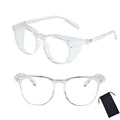 Safety Glasses for Men Women, Anti Fog Safety Goggles Comfortable Blue Light Blocking UV Protective Adult Nurse - color: White 1pack