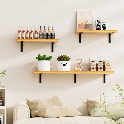 4 Pack - L 9" x H 6" x W1.5, 5mm Thick Black L Shelf Bracket, Iron Shelf Brackets, Metal Shelf Brackets, Floating Shelf, Shelf Supports with Screws - size: 9''x6'', style: Black 4 Pack