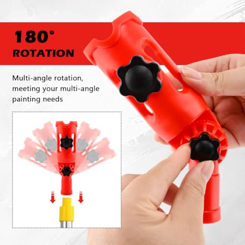 Multi-Angle Paint Brush Extender for High Ceiling,Paint Edger Tool