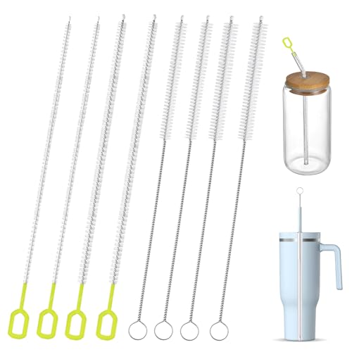 8-Piece Straw Cleaner Brush Set for Cleaning Straws - (4-Size) - size: Type B