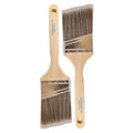Pro Grade Paint Brushes, 3 Inch Angled Paint Brush, Trim & Stain, 2 Pack - size: 2Ea H 3A
