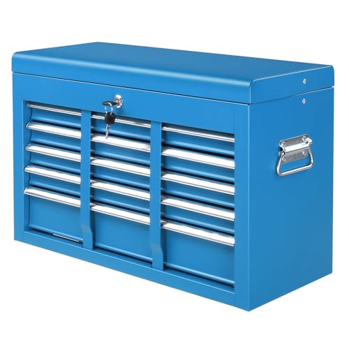 Winado 24" Portable Tool Box, 5 Drawer Tool Chest, Blue - color: Blue
