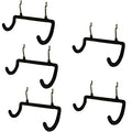 5PCS Pegboard Drill Holder with Double Hooks and Accessories Bag for Power Tools