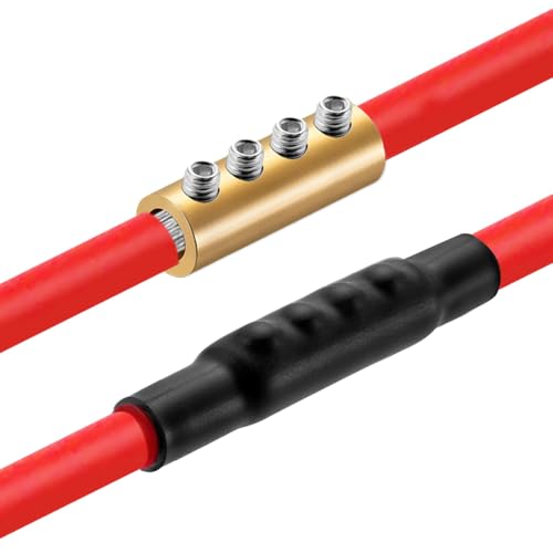 GRZWAYS 6 8 10 AWG Gauge Wire Connector Nut Kit, Copper Connection Terminal - style: 5 sets