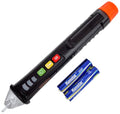 Edward Tools Non-Contact Voltage Detector Pen - 1000V AC Audible + Flashing Alarms - Flashlight - Included Batteries - Sensitivity Adjustment - CE Certified for Electricians/Home Use