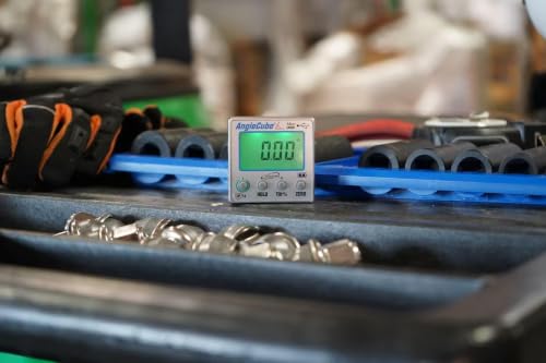 iGaging Angle Gage Backlit Digital Electronic Magnetic Level/Protractor/Bevel Gauge Angle Cube Gen 3