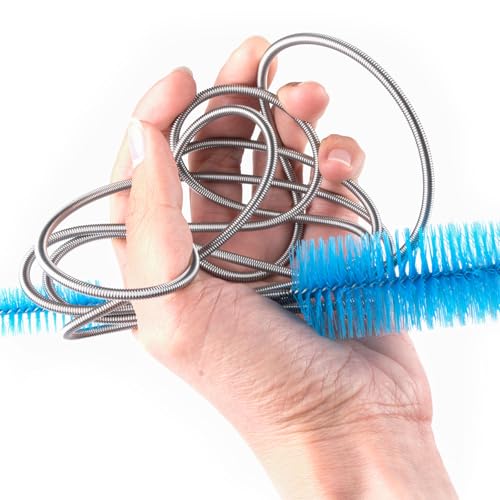5p Dryer Vent&AC Drain Line Cleaner Brush,Multifunctional Pipe Cleaning