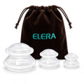 ELERA Cupping Kit for Massage Therapy – Silicone Cupping Therapy Set with 3 Massage Cups (S/M/L), Ideal for Cellulite, Relaxation & Daily Self-Care - style: 3 Cups (L M S size)