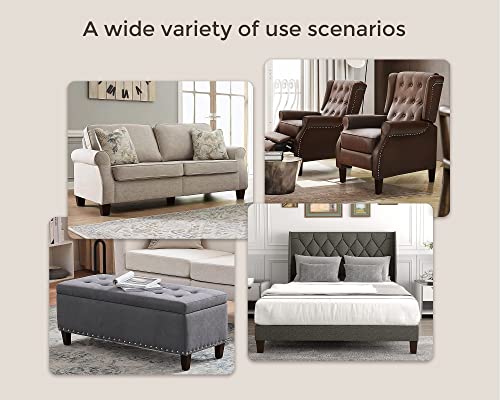 6 Inch Couch Legs for Furniture Set of 4, Square Wooden Furniture Legs - size: 6 Inch