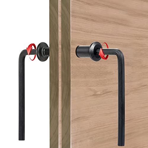 40 Sets Black Furniture Connector Bolts M6x30mm Binding Screws for Wood - color: M6x30mm-Black-D