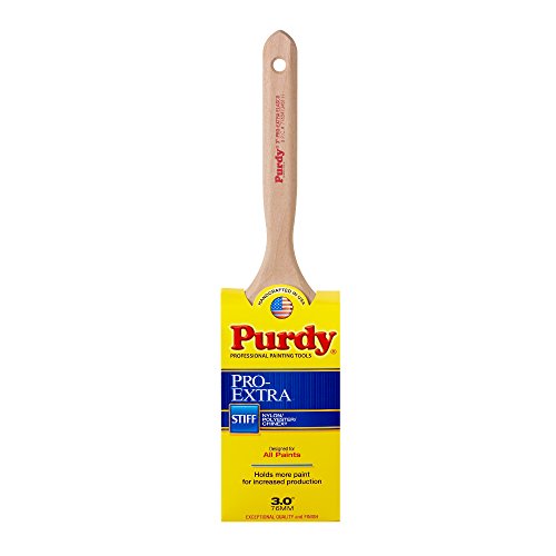 Purdy 144100730 Pro-Extra Series Elasco Flat Trim Paint Brush, 3 inch - size: 3 Inch, style: Flat Elasco