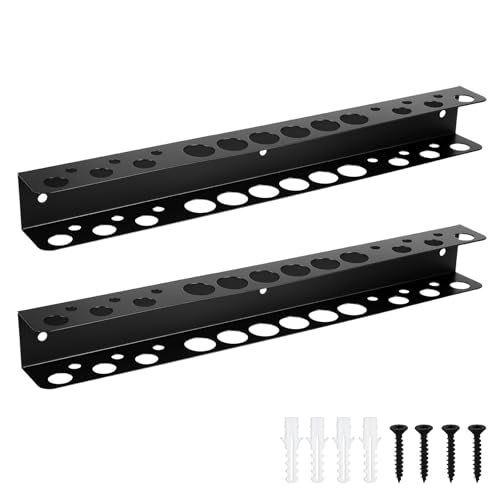 2pack Screwdriver Plier Organizer Heavy Duty Wall Mount Tool Storage Rack