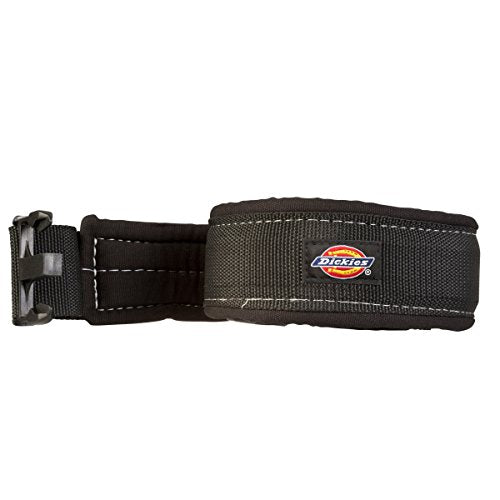 Dickies Heavy-Duty Padded Work Belt for Contractors, Quick-Release Buckle, Adjustable, 3-Inch Width, Holds Most Tool Belt Pouches, Black - color: Black