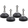 M8 Leveling Feet 880 Lb Capacity, 2 Inches Height - 2 Inches Base, 4Pcs - color: Black, size: D50xM8xH30mm