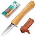 BeaverCraft Whittling Knife for Kids, Beginners - Safety Wood Carving Knife C1 Kid - Whittling Knives with Rounded Tip for Children, Entry-Level Carvers - Wood Carving Tools for Beginners, Boy Scout
