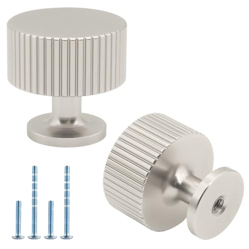 20 Pack Brushed Nickel Cabinet Knobs Drawer Pulls Dresser Knobs - color: Brushed Nickel, size: 20 Pack