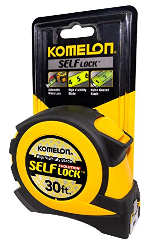 Komelon EV2830; 30' x 1" Self-Lock Evolution Tape Measure - size: 30 ft