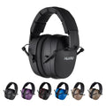 Safety Earmuffs for Ear Protection SNR 29 dB Noise Cancelling Ear muff Shooting Hunting Construction Noise Reduction - color: Black