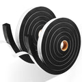 2 Rolls Foam Tape Weather Stripping Door Seal, 1'' W x 3/4'' T High Density Seal Strip, Adhesive Closed Cell Weather Strip Total 13 Feet Long - size: 1IN*3/4IN/13FT