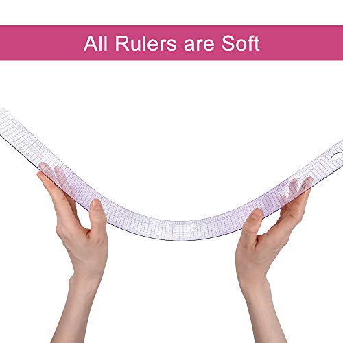 EXTCCT French Curve Ruler Set, 13PCS Sewing Pattern Making Fashion Rulers