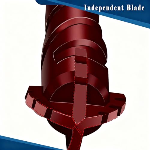 10pc Red Serrated Eccentric Masonry Drill Bit, Serrated Concrete Drill Bit Set for Ceramic Tile Brick Glass Plastic Marble and Wood (3/16” to 1/2”). - color: Red