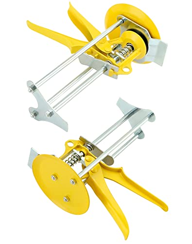 QWORK Tile Locator, Tile Leveling System, 6 Pack Wall Tile Height Regulator Locator, Adjustable Height 1-10cm, Labor Saving Arm, Heighter Leveler lift, for Building Walls Floor Doors and Cabinet