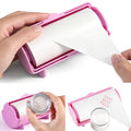 Nail Stamper Cleaner Roll, Sticky Lint Remover for Stampers - color: Pink